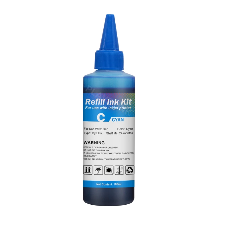 Plavetink-botella de recambio de tinta para impresora, cartuchos de tinta de 4 colores para Canon PG 100, 445, 440, 540, 545, 510, 512 CL, 446, 441,