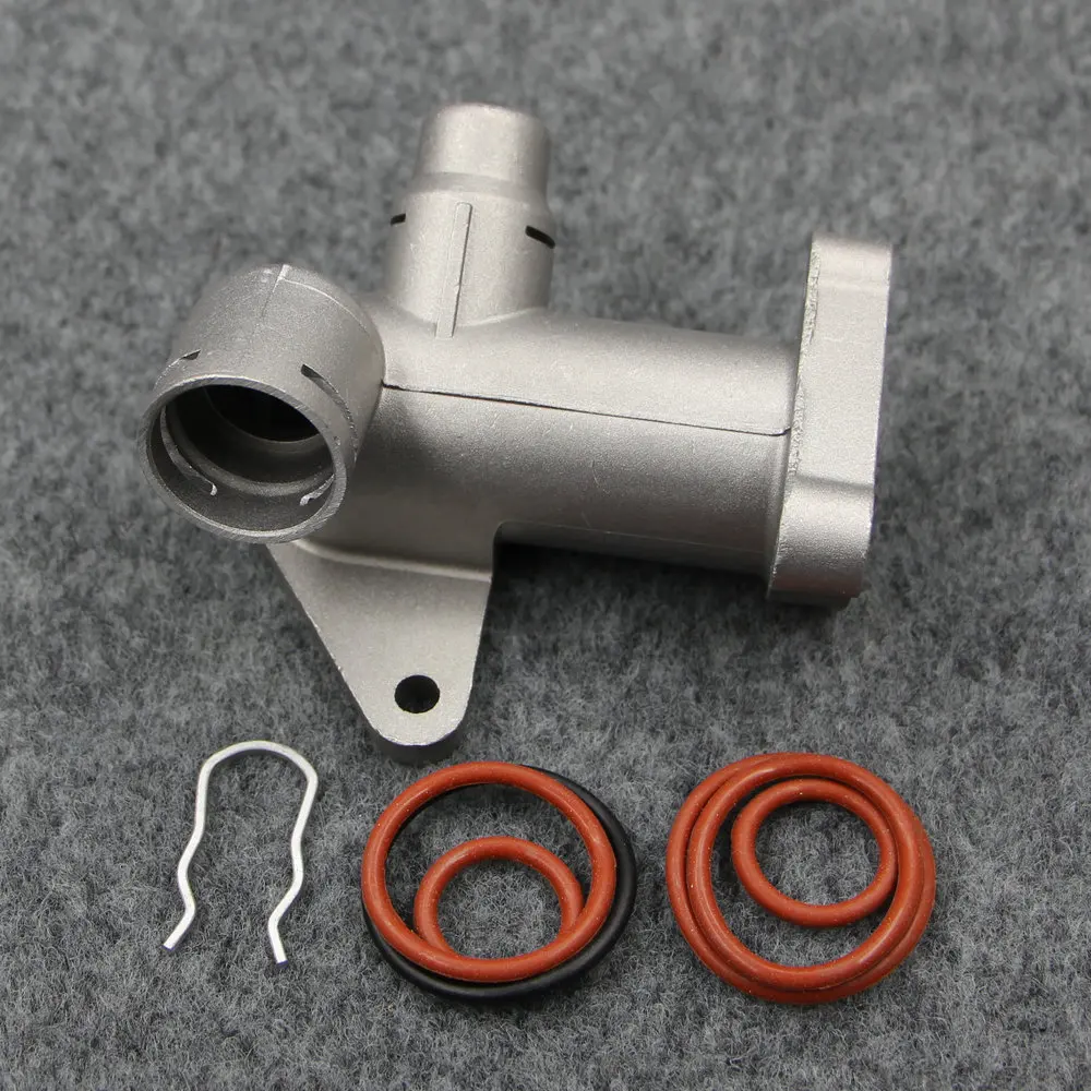 Zastosuj do passata B5 2000-2005 1.8T 2.0. Fajka wodna złącze głowica cylindra do silnika Tee i czterech kierunkach wspólne aluminium 058 121 133 — zdjęcie 7