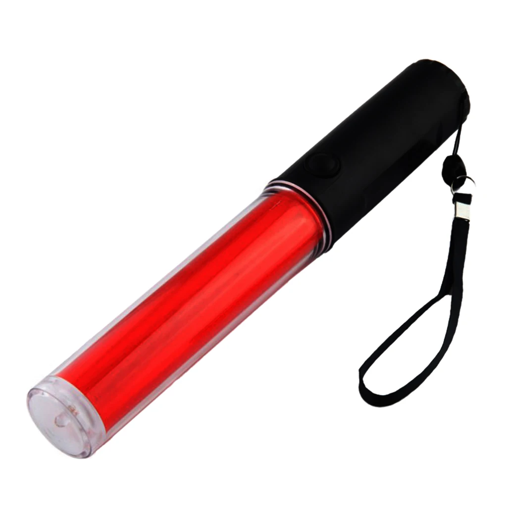 26cm LED Traffic Safety Baton Light Wand Traffic Control Signs Lights