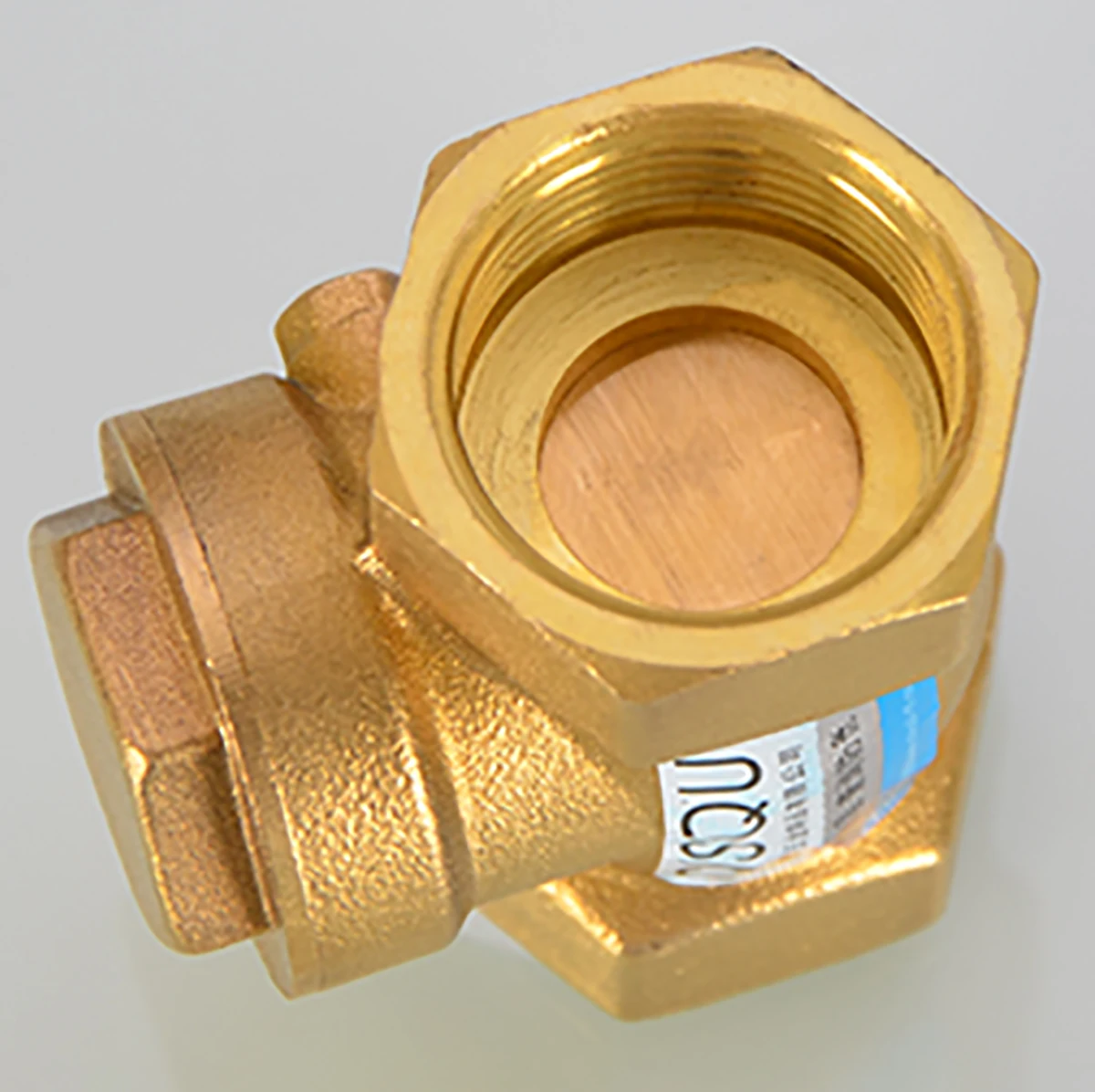 1Pcs 1/2 "3/4" 1 "BSP Dây Chuyền Nữ Ren Đồng Xoay Kiểm Tra Van Một Chiều Không Trở Lại van Nước Thông Tắc Đường Ống