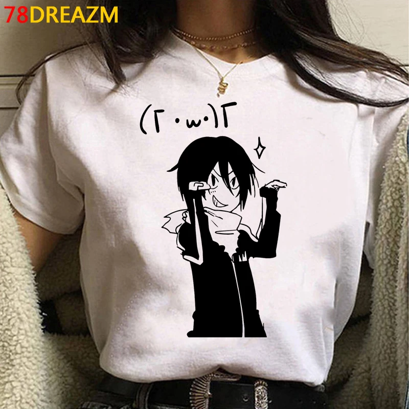 Noragami Yato t-shirt top tees women couple clothes casual couple aesthetic harajuku t shirt vintage