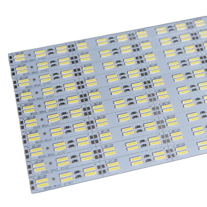 Barra de luces LED 8520 SMD para armario, luces no impermeables de color blanco frío, 50CM, 12V de CC, 10 unidades
