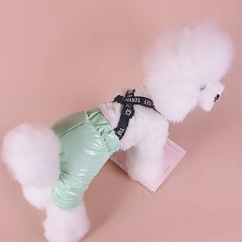 Newest Adjustable Puppy Medium Dog Overalls Rompers Winter Warm Pet Jumpsuit for Small Dogs Shih Tzu Terrier Pants pijama perro