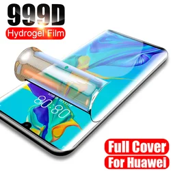 Film Hydrogel protecteur d'écran, pour Huawei P20 Pro P30 P40 Lite Mate 20 30 Lite P Smart Z 2021