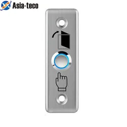 Edelstahl Exit-Button Push-Schalter Tür Sensor Opener Release für Magnetische Schloss Access Control