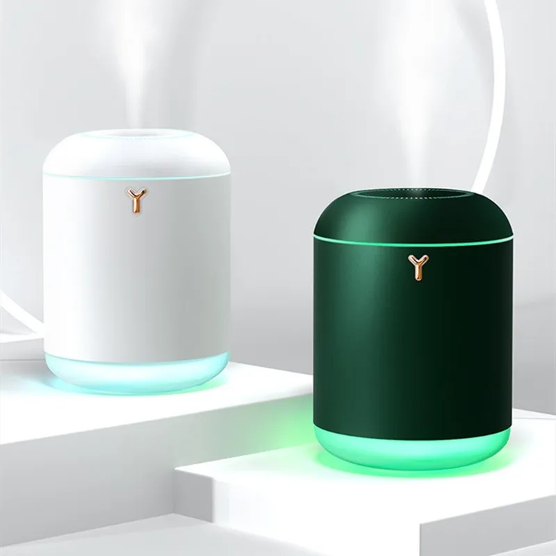 Portabel BARU Penampilan Tinggi Pelembap Ultrasonik USB Desktop Dalam Ruangan Alat Penyemprot Udara Rumah Diam Mempesona Besar Semprot Pelembap