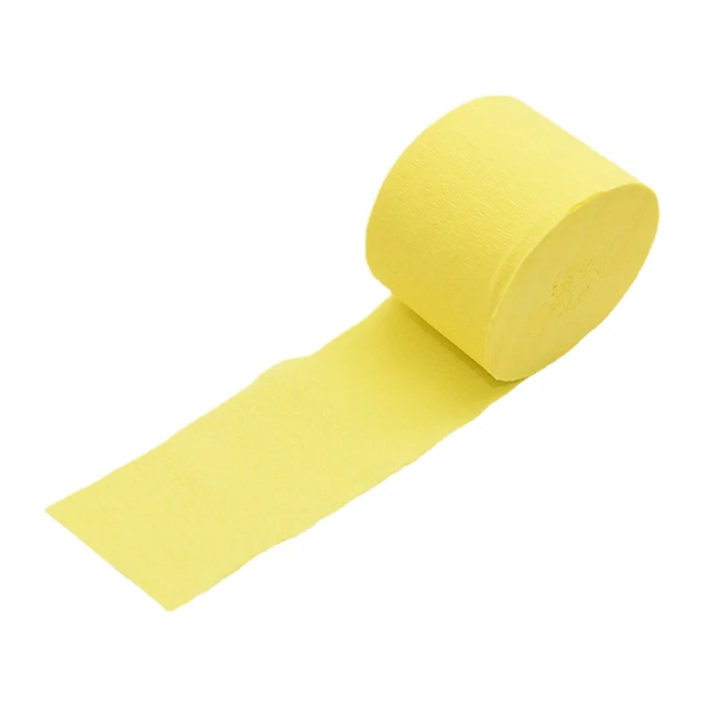 45mm 25meter Länge Crepe Papier Streamer Rolle Bunting DIY Papier Girlande Fotografie Kulissen für Hochzeit Geburtstag Party Decor – Detail 12