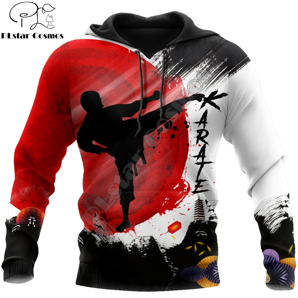 

Karate Martial arts 3D Printed Autumn Men Hoodies Unisex Harajuku Casual Pullover Zip Hoodie Streetwear sudadera hombre DW0513