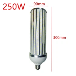 LED Bulb Aluminum shell lamp 250W 110V 220V B22 E26 E27 E39 E40 LED Corn light street lamp Cool Warm White