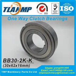 BB30-2K-K One Way Clutch Bearings (30x62x16mm) with inner and outer Keyways