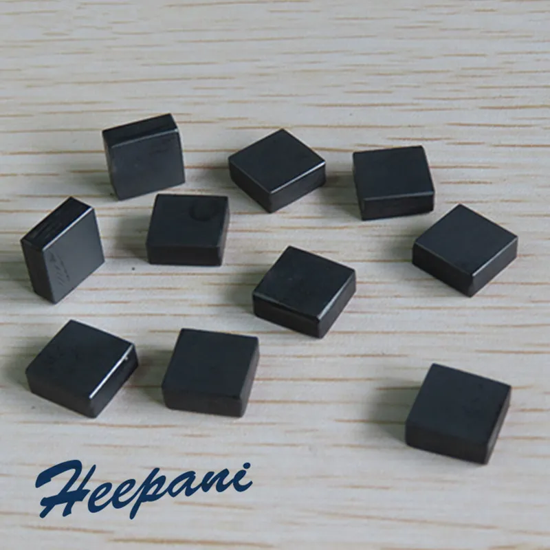 5pcs Pressureless Sintered Silicon Carbide Ceramic Sheet 10x10x4mm Sic Heat Sink Plate For High Hardness Experiment Board