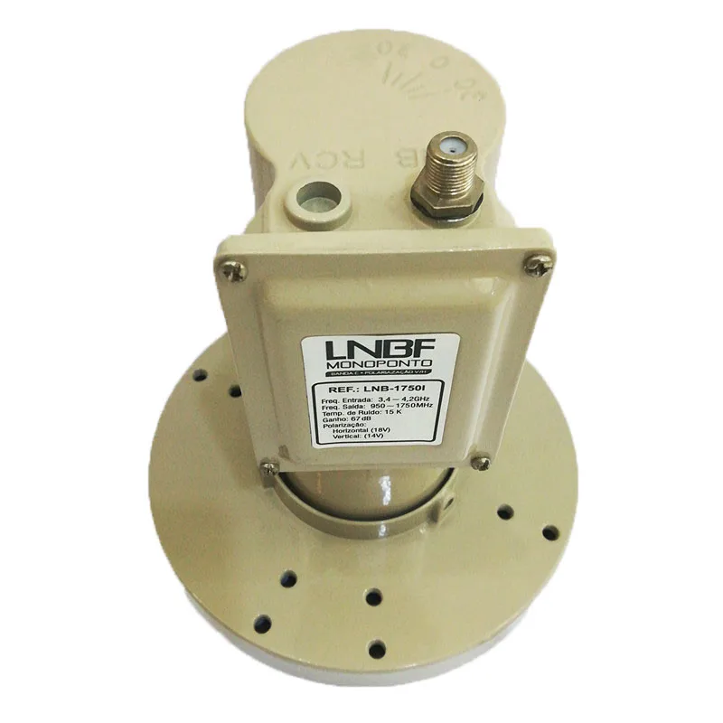 Uniallnb Lnb C الفرقة إخراج واحد الذكية Lnbf L.O. تردد 5150MHz مقاوم للماء مكاسب عالية منخفضة الضوضاء 0.1dB على هوائي 240 سنتيمتر
