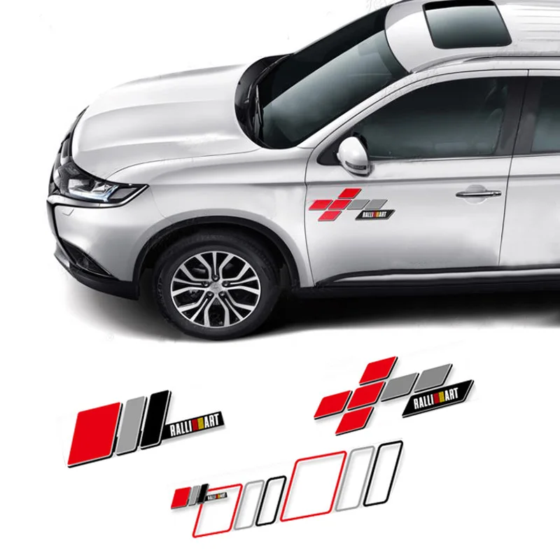 

Sport Racing Body Side Door Ralliart Sticker Decal Vinyl Graphics for Mitsubishi Lancer Evolution ASX Outlander Pajero