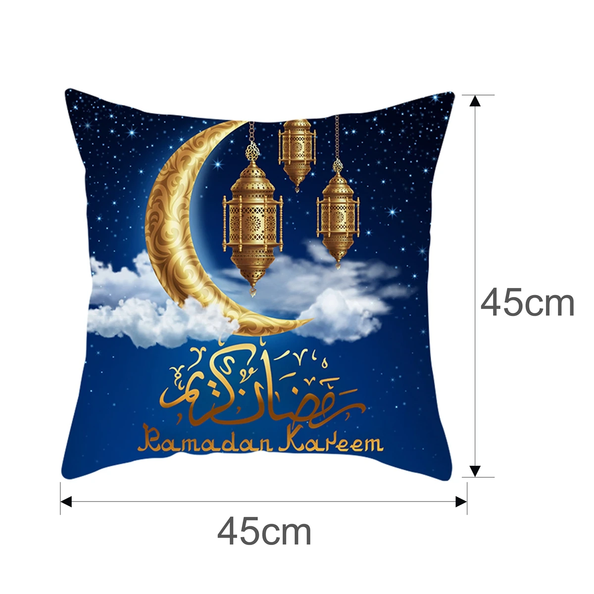 Capa de Almofada EID Mubarak, Decorações Ramadan para Casa, Decoração do Partido Islâmico Muçulmano, Ramadan Kareem, Fronha Ramada, EID Al Adha