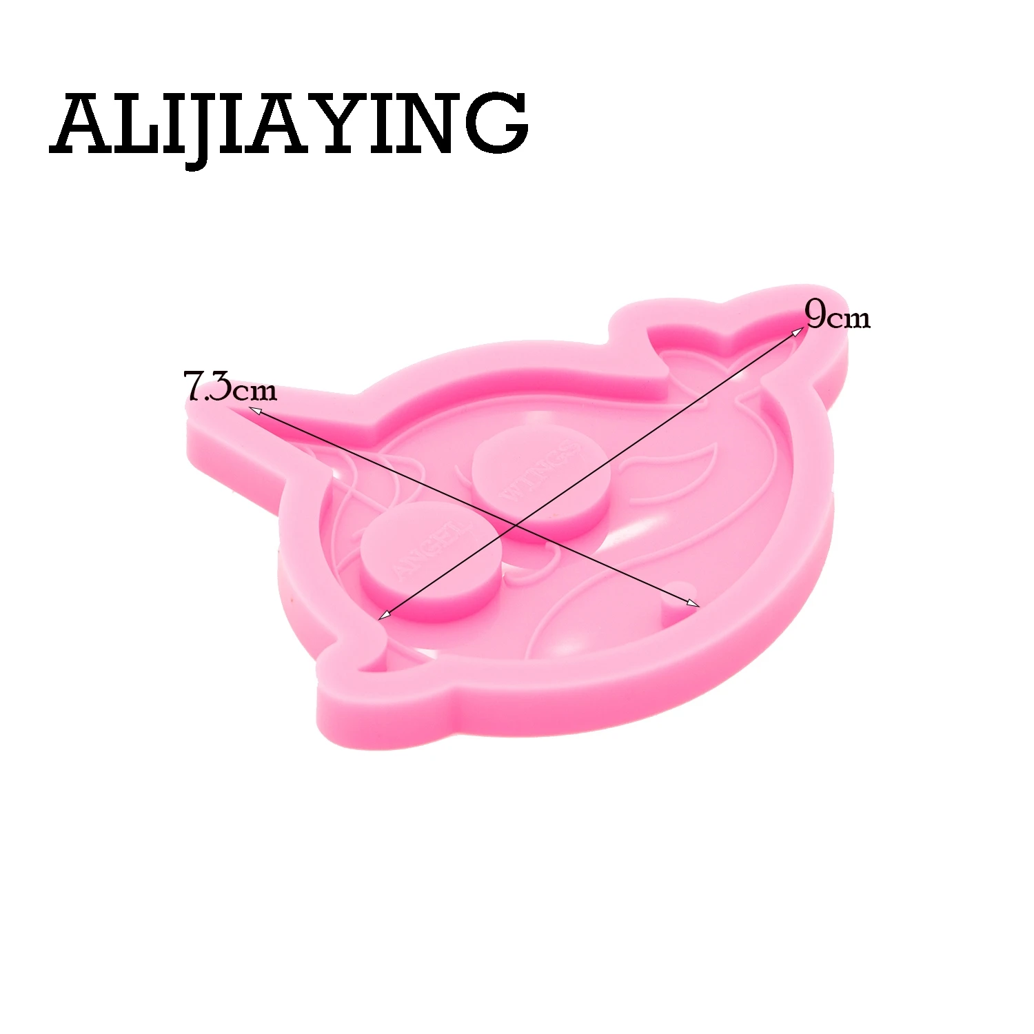 DY0806 Glossy Self-defense whale Silicon Mold for Resin Art Diy, Resin Mold To Make Keychain Crafts with Epoxy