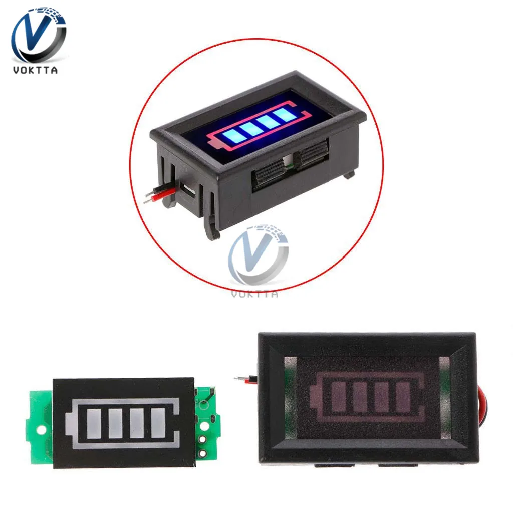 12.6V BMS 1S/2S/3S/4s/5s/6/6S/7S 18650แบตเตอรี่ลิเธียมความจุตัวบ่งชี้จอแสดงผลกล่องเชลล์ป้องกันฝาครอบ Power แบตเตอรี่ทดสอบ