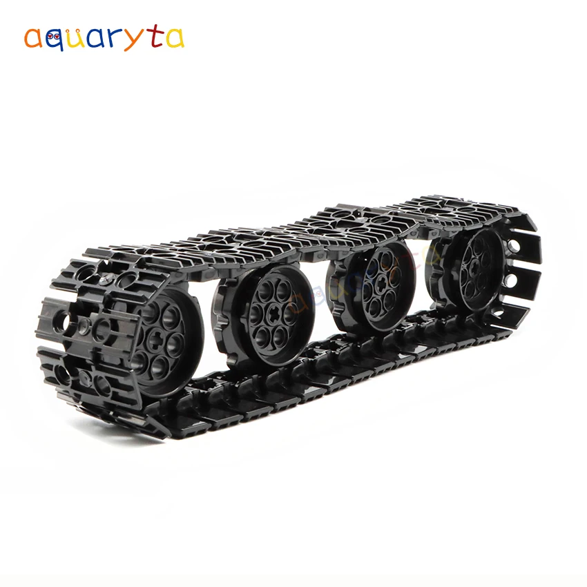 Aquaryta Building Blocks Brick Technology Parts Track Tank Wheel Toys for Children Compatible With  88323 57519