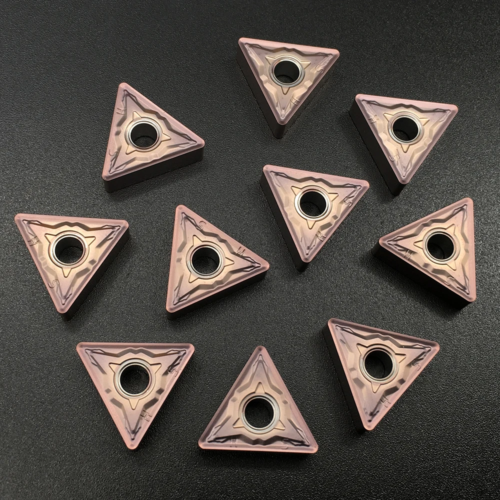 10PCS TNMG160404 TNMG160408 HS PC9030 คาร์ไบด์แทรกภายนอกหมุนเครื่องมือเครื่องกลึงCNCเครื่องมือTNMG 160404 08 สำหรับMTLNRเครื่องมือผู้ถือ