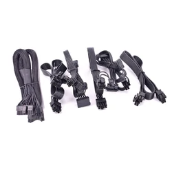 For Cooler Master MWE Gold 750 650 550 Full Modular PCI-e 6 Pin 6+2 Pin 8 Pin 5 Pin Peripheral 4 Pin SATA Power Supply Cable
