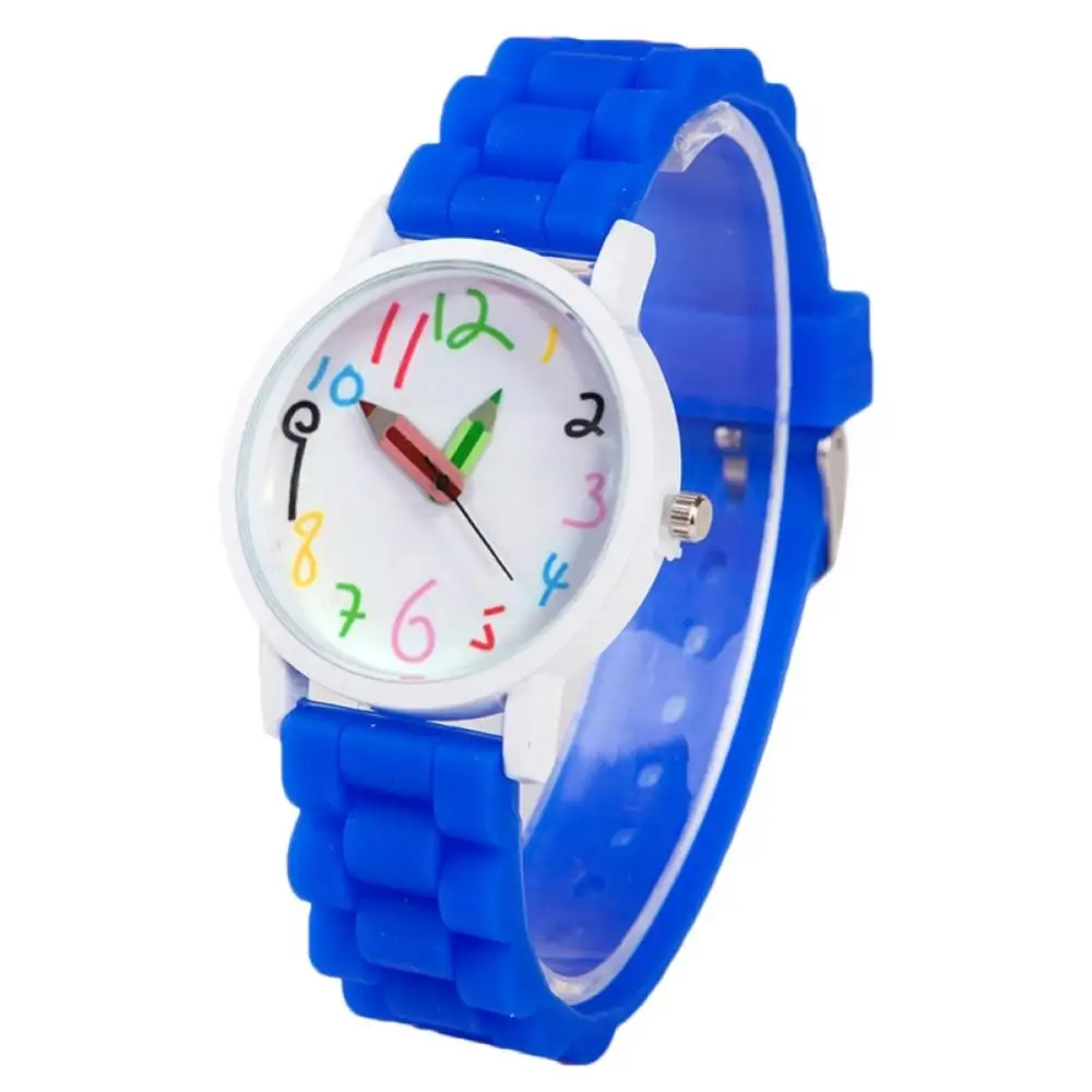 2021 Kinderen Horloges Intelligente Digitale Mode Kinderen Horloges Potlood Pointer Quartz Jongens Meisje Studenten All-Match Horloge