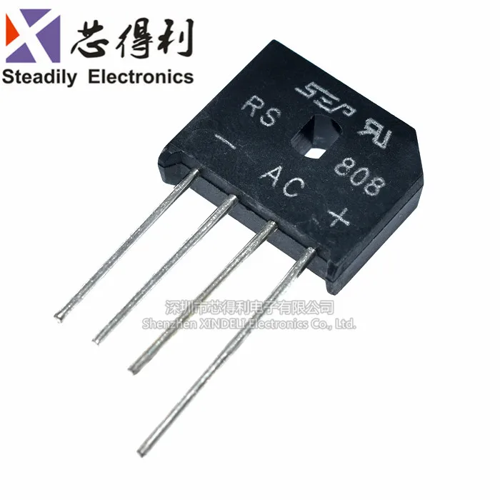 10 개/몫 RS407 507 608 808 bian qiao 4A700V 정류기 브리지 정류기 Sep Hy 브리지 정류기