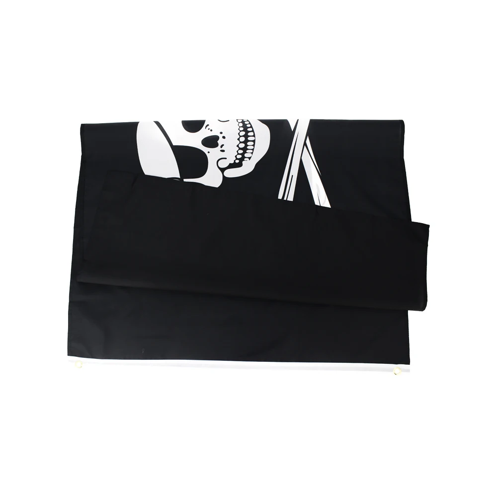 PIRATE  90x150cm jolly roger skull bone pirate Flag image 2