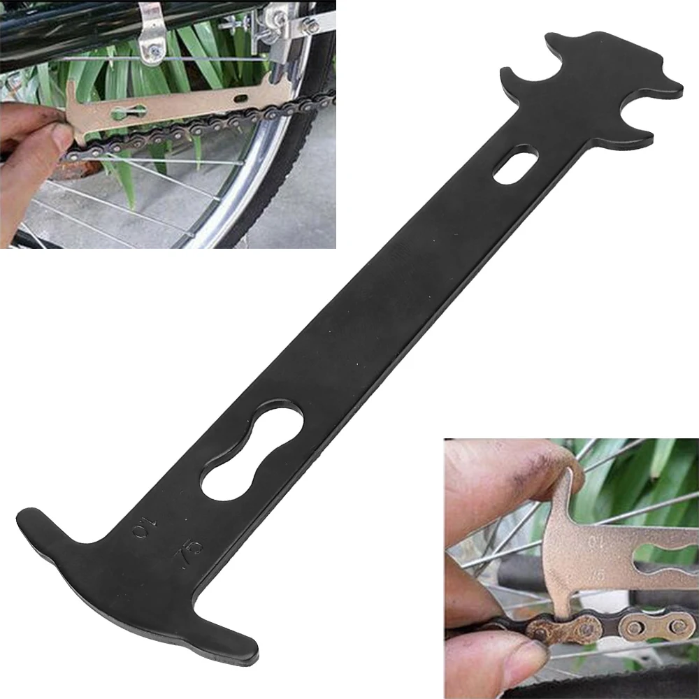 

Chain Wear Checker Repair Tool Measurement Ruler Chains Gauge Bicycle Accessories For Motorcycle Bicycle Universal