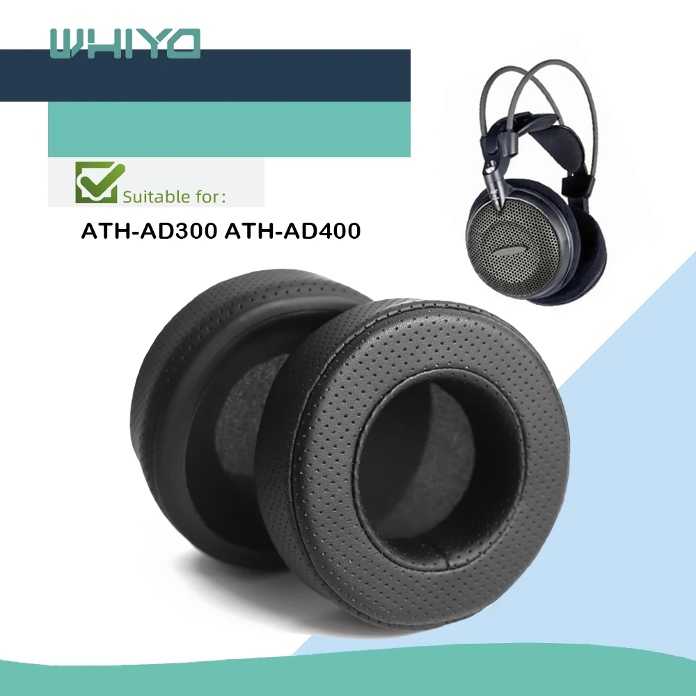 

Whiyo Replacement Ear Pads for ATH-AD300 ATH-AD400 AD 300 400 Headphones Cushion Sleeve Velvet Earpad Cups Earmuffes Cover