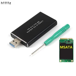 MSATA to USB 5Gbps USB 3.0 to mSATA SSD Enclosure USB3.0 to mSATA Case Hard Disk Adapter M2 SSD External HDD Mobile Box HDD Case