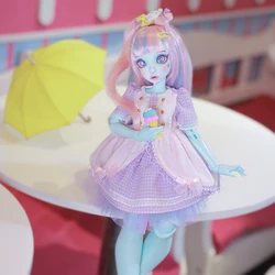 Almond BJD Doll 1/4 Shuga Fairy Resin 38.5cm Artist Hand Made Face Up Mint Skin Color Fullset Dolls