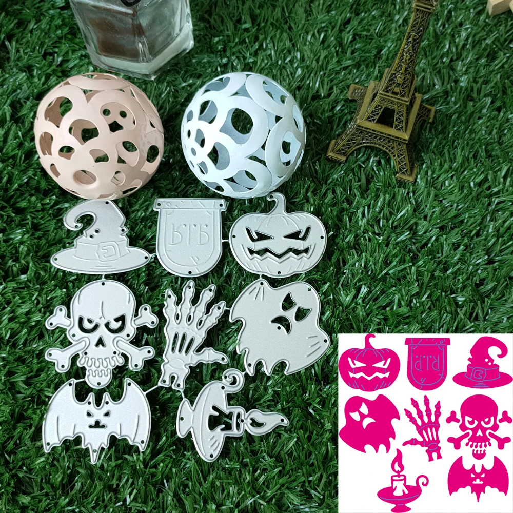 Halloween set metal cutting mold paper  handicrafts Christmas gifts, scrapbook cards DIY new decoration