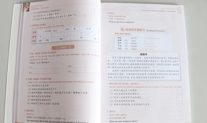 2 bücher 2 CD Discs Straße zu Erfolg Lehrbuch (Elementare 1 & 2) lernen Chinesische Hanzi PinYin Test Null Grundlage Zug Natürlich Buch