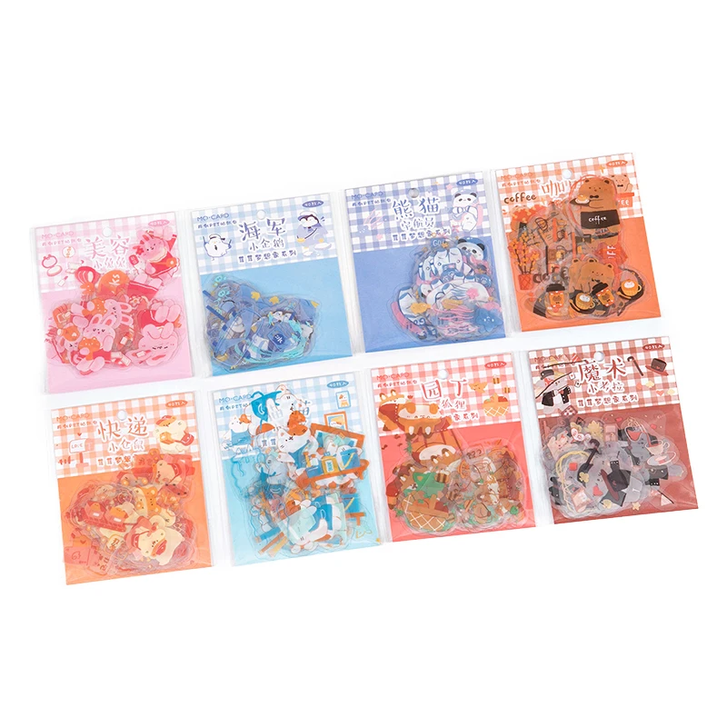 40 pcs/pack Cute Animal Dreamer Series Decorative Stickers Scrapbooking diy Stick Label Diary Stationery Album penguin Stickers