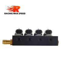 LPG/CNG/NGV Gas Fuel Injector Rail  lpg sequential fuel system for Sequential Injection Kit  2 or 3 ohm car injector