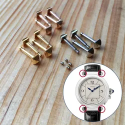 watch screw tubes for Cartier Pasha watch strap bracelet band lug connect rod