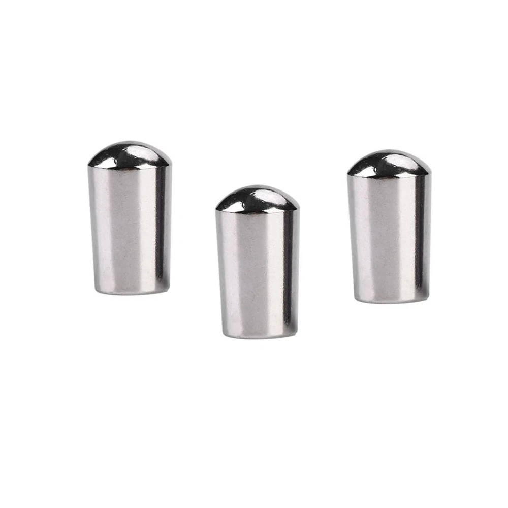 3Pcs Metal Guitar Switch Tip 3.5mm, 3 Way Toggle Switch Knob Tip Cap Copper for LP EPI Electric Guitar