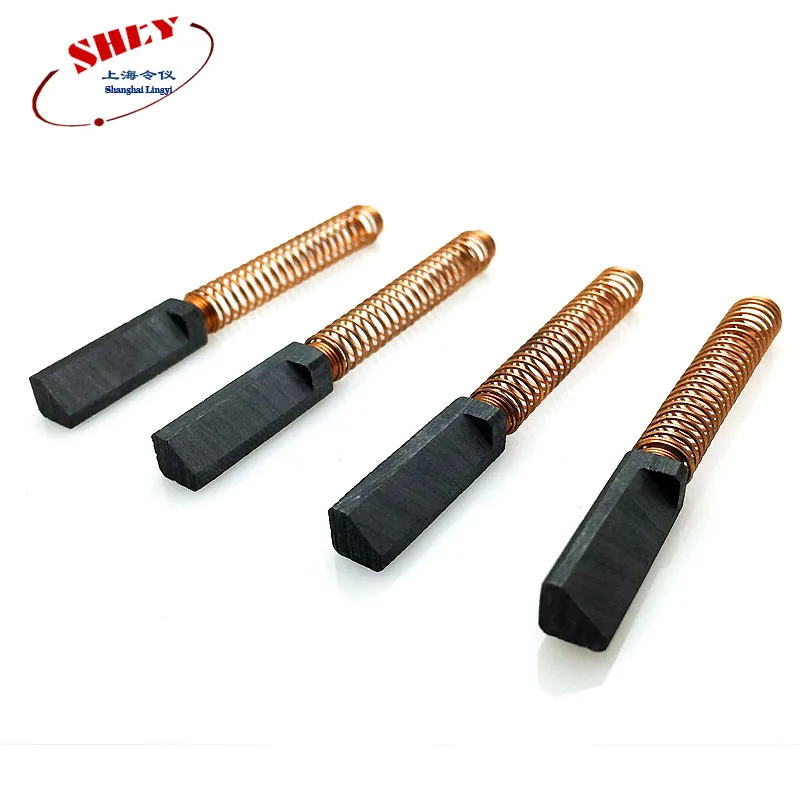6*6*25mm 5K5SS motor carbon brush chubao cook machine eggbeater and K5 liquid nitrogen ice cream machine