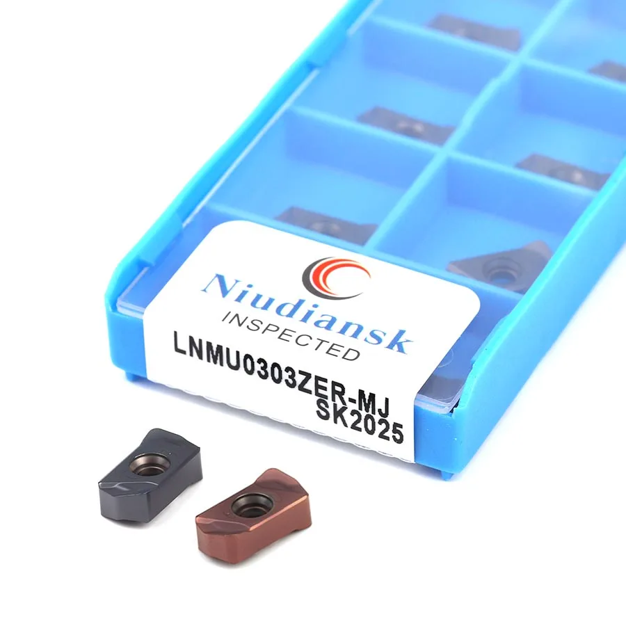10pcs LNMU0303ZER-MJ SK2025 LNMU0303ZER-MJ SK4025 Milling turning tools carbide milling inserts Special for CNC lathe processing