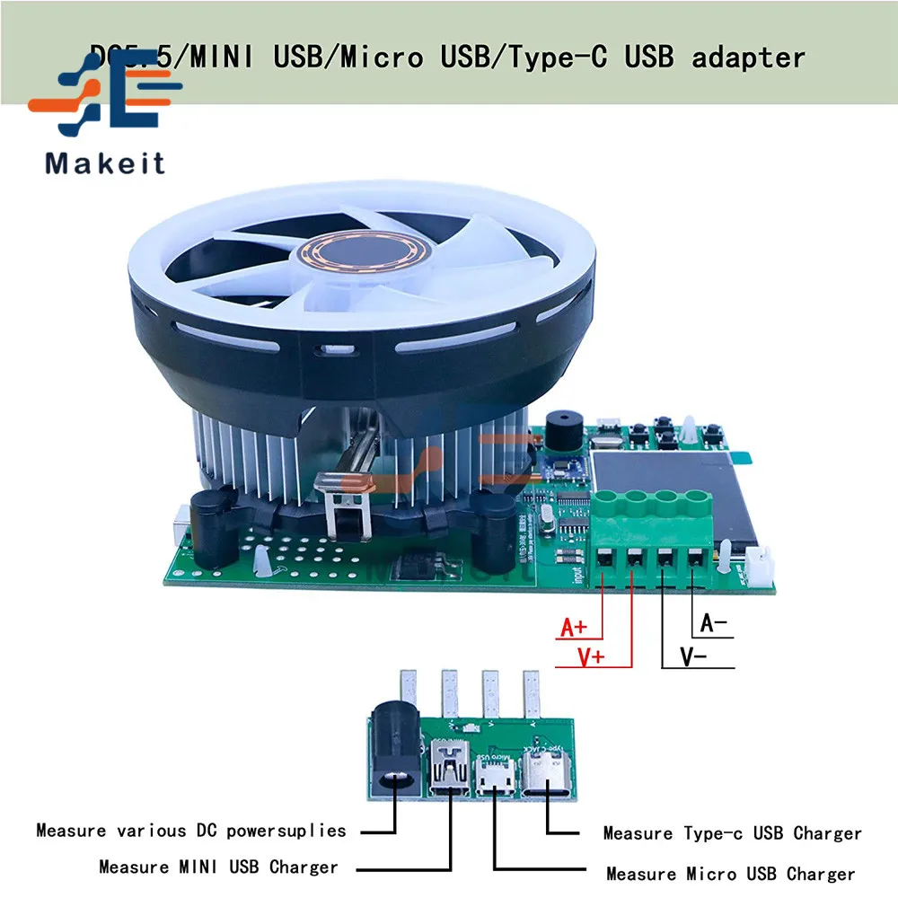 DL24P CNC Adjustable Constant Current Discharge Load Aging Detector 180W