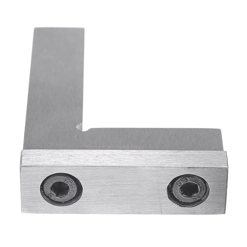 Machinist Square 90 Degree Right Angle Engineer Set with Seat Ground Steel Hardened Angle Ruler 50x40/75x50/100x70mm New