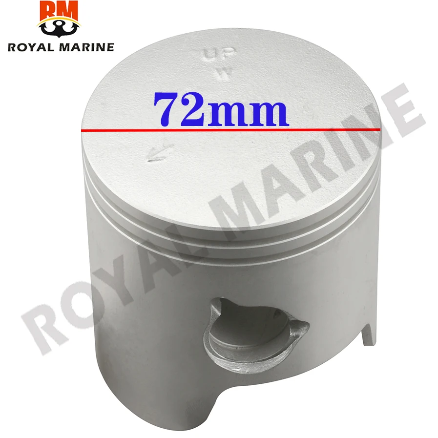 6K5-11631 Piston And Ring 6K5-11601 STD For Yamaha Outboard Motor 2T 60HP 3CYL Powertec Parsun T60 6K5-11631-03 6H3-11631-01-96