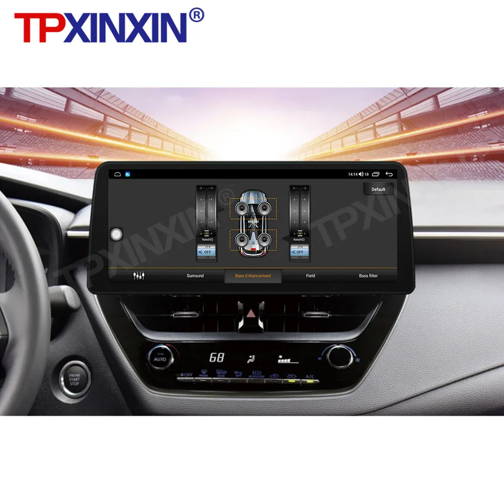 Android 10 6G+128G for Toyota Corolla 2019 Carplay GPS Navigationssystem IPS Bildschirm Multimedia Video Stereo Player Radio