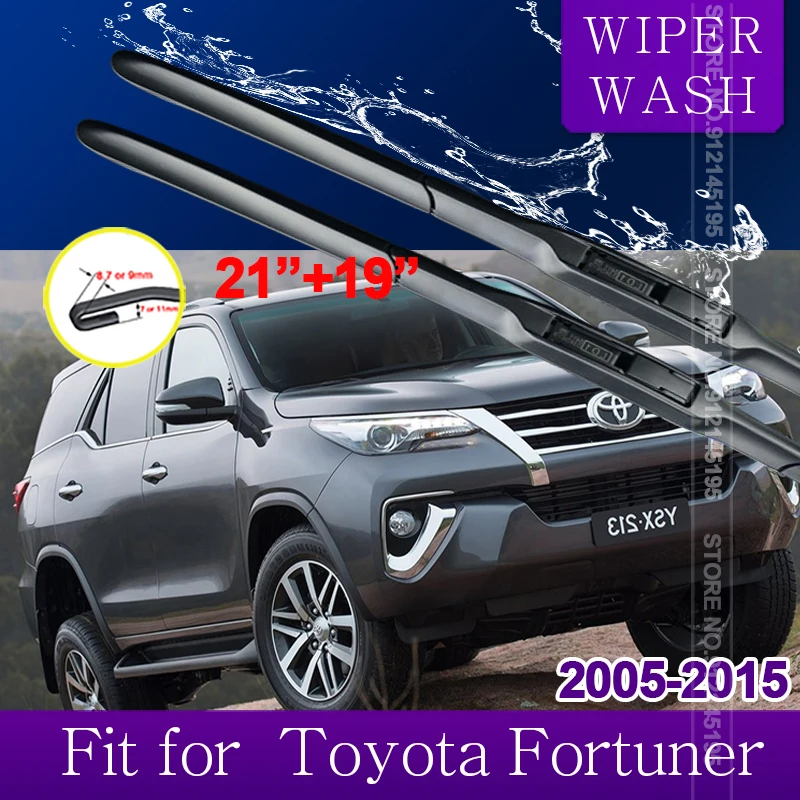 

Car Wiper Blade for Toyota Fortuner 2005~2015 AN50 AN60 Front Windscreen Windshield Wipers Car Accessories 2006 2007 2010 2011