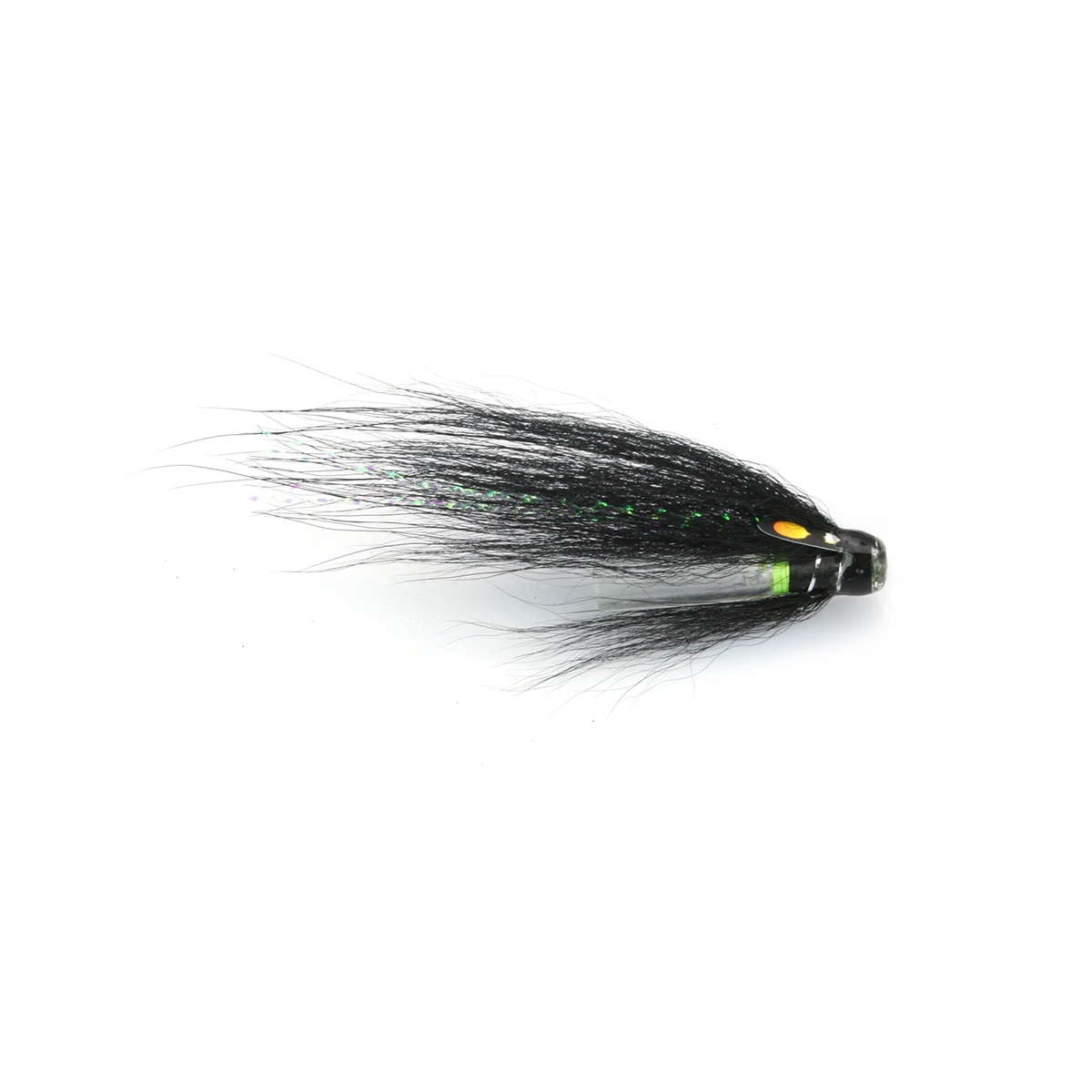 Riffle Hitch Green Butt Tube Fly Salmon Sea Trout Flies Plastic Tubes (8-pack)