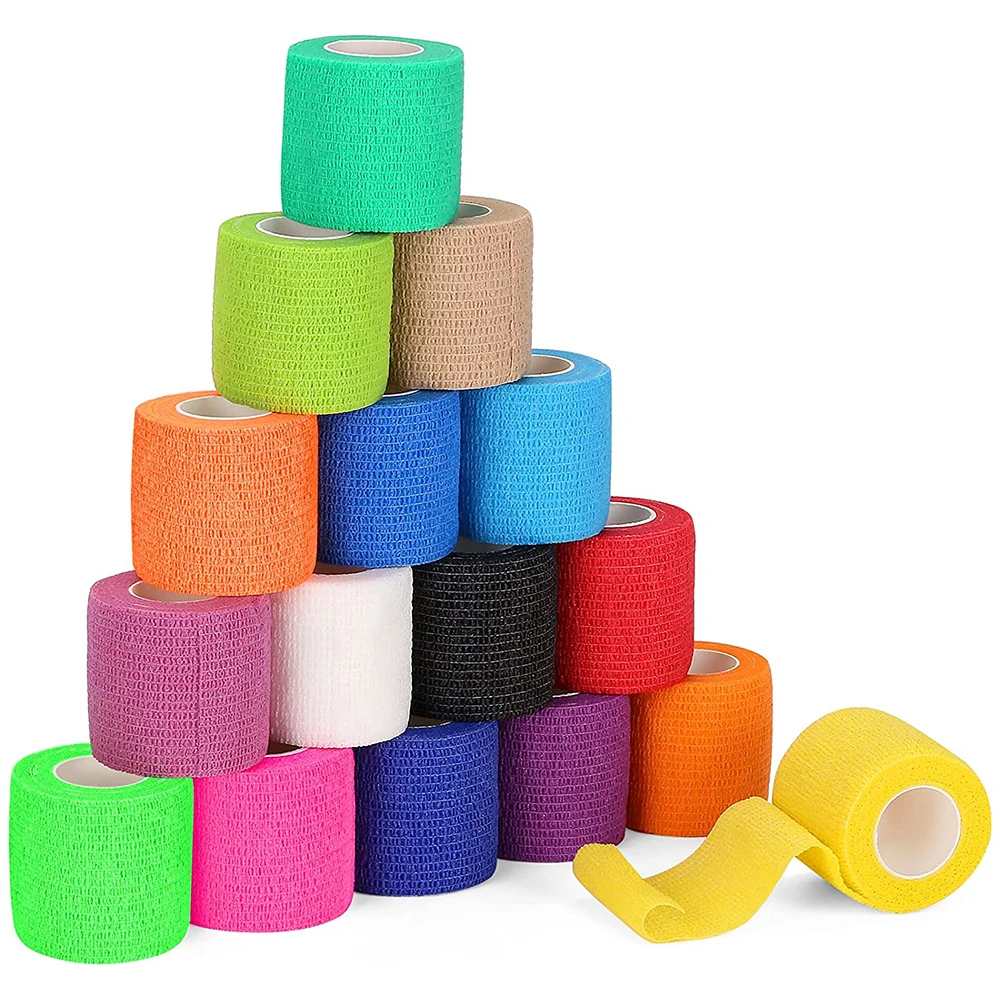 SKDK 1PCS 4.5M Kinesiology Tape Athletic Recovery Elastic Tapes Gym Fitness Bandage Jiont Support Muscle Pain Relief Knee Pad