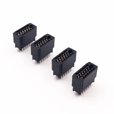 5pcs 2.54mm pitch NDK/TAT bus slot 4/6/8/10/12/14/16/20/22/24-98Pin gold finger socket PCB board slot