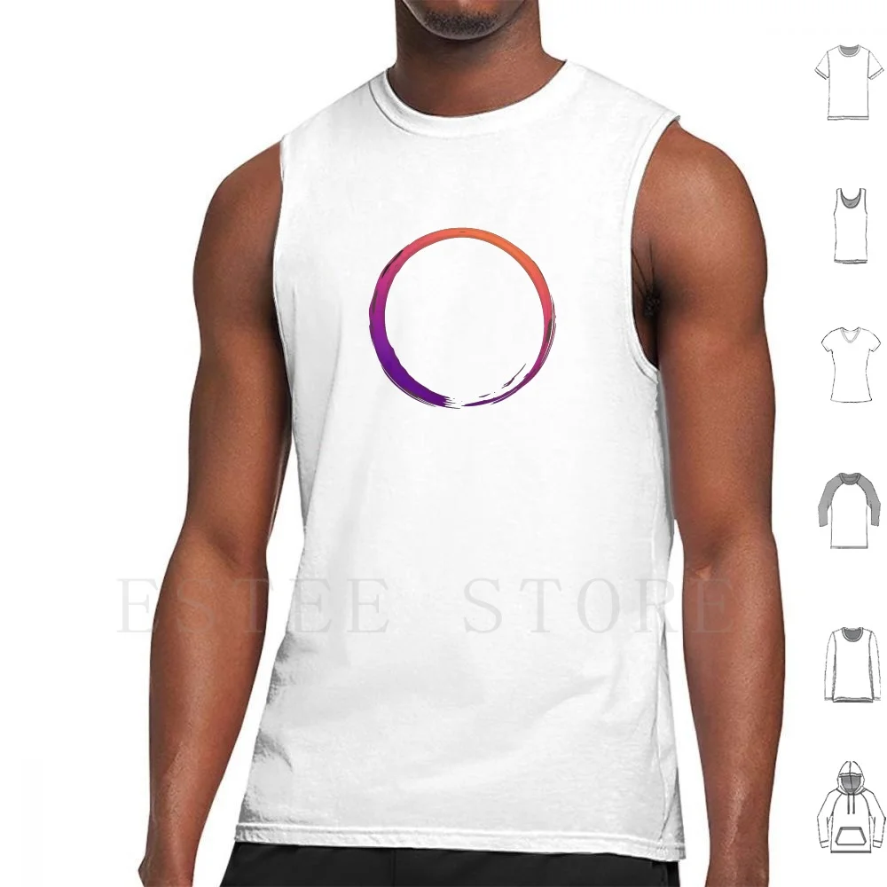 Purple Logo Tank Tops Vest Sleeveless Amd Ryzen Zen