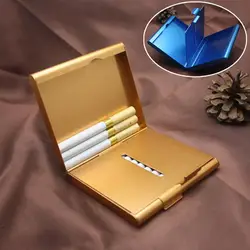 Cigarette Protective Cover Aluminium Box Aluminium Box Case Protective Cover Holder Metal Storage Box Pocket Luxury Designer E