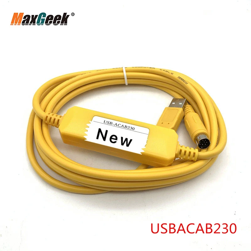 Maxgeek USBACAB230 Delta PLC Programmeerkabel USB NAAR RS232 Adapter Voor USB-DVP ES EX EH EC SE SV SS Serie Kabel