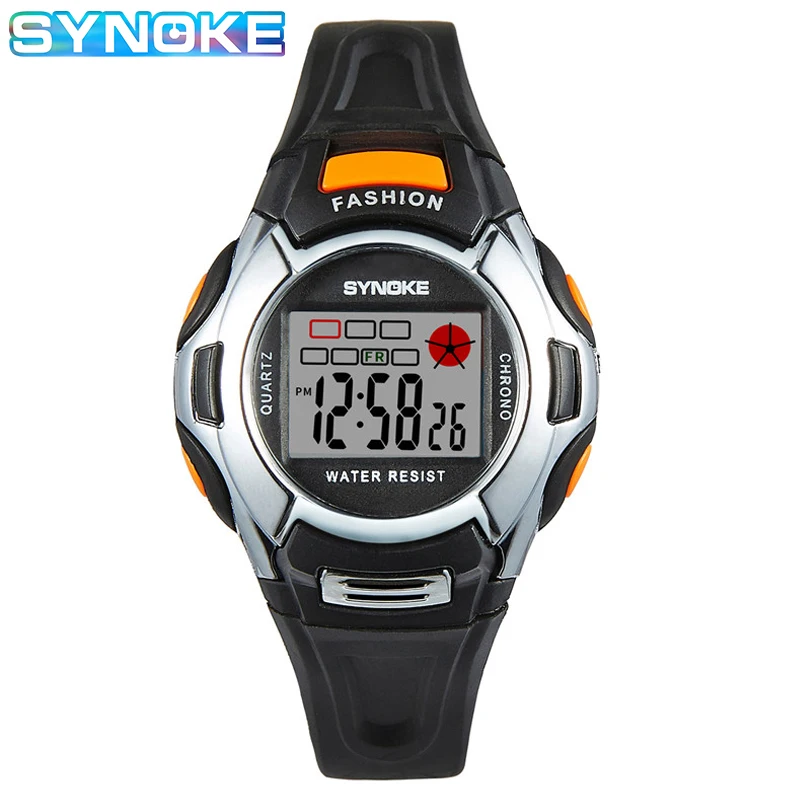 Children Watch Waterproof Alarm LED Sports Digital Watches Child Boy Electronic Clock Black Chronograph Kids Watches For Girls